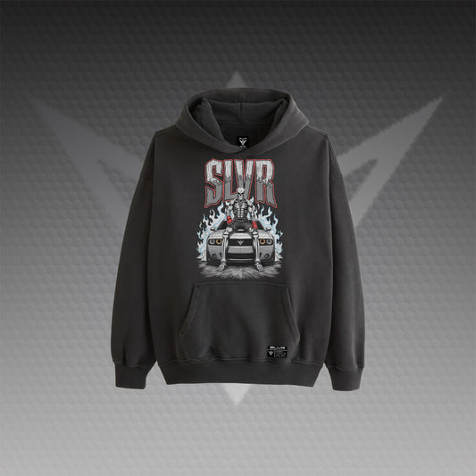 Oversize SLVR Skelly Hoodie